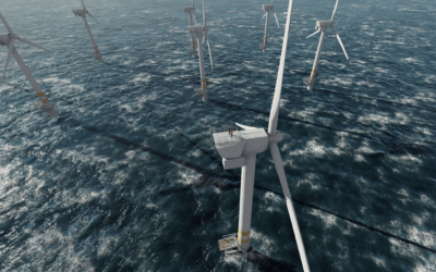 Les 25 turbines Vestas V174-9,6 MW du parc éolien offshore japonais de Kitakyushu-Hibikanada sont installées