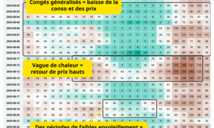 Observatoire des prix de l&rsquo;électricité en Août 2025
