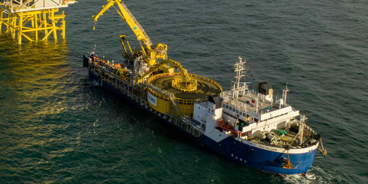 Inch Cape : Le premier câble d’exportation est installé dans le parc éolien offshore
