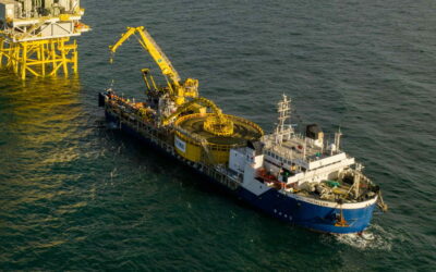 Inch Cape : Le premier câble d’exportation est installé dans le parc éolien offshore