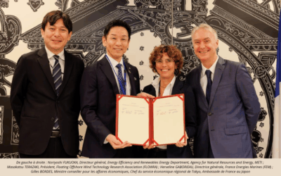 FLOWRA et France Energies Marines signent un accord pour explorer des coopérations sur l’éolien flottant