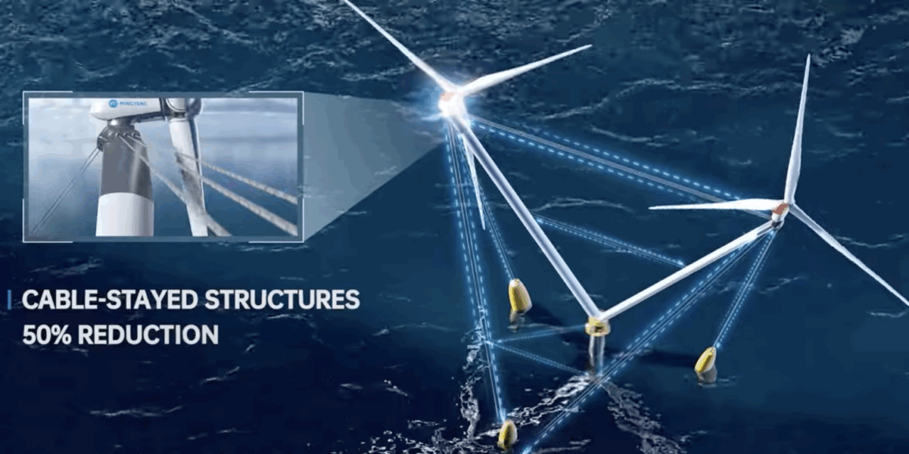 Ming Yang Smart Energy veut mettre dès 2026 une éolienne flottante de 50 MW sur le marché