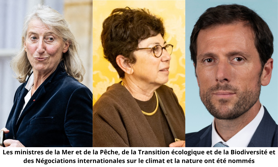 Composition des cabinets du ministère et des ministères délégués de la Transition écologique, de la Biodiversité et des Négociations internationales sur le climat et la nature