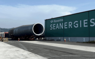 Van Oord installe le premier monopieu du parc en mer Windanker d’Iberdrola
