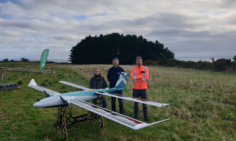 Projet SolarStormm : La surveillance de la biodiversité marine des parcs éoliens en mer bientôt réalisée par un drone solaire breton