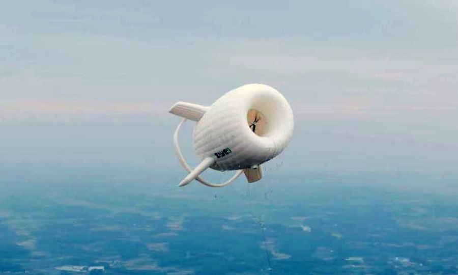 Incroyable : l&rsquo;éolienne volante chinoise