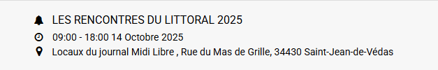Agenda : Les Océanes Atlantique débutent lundi… Et ne manquez pas les autres événements qui arrivent !
