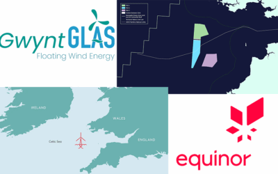 Equinor et Gwynt Glas ont conclu un accord de bail pour leurs parcs éoliens flottants