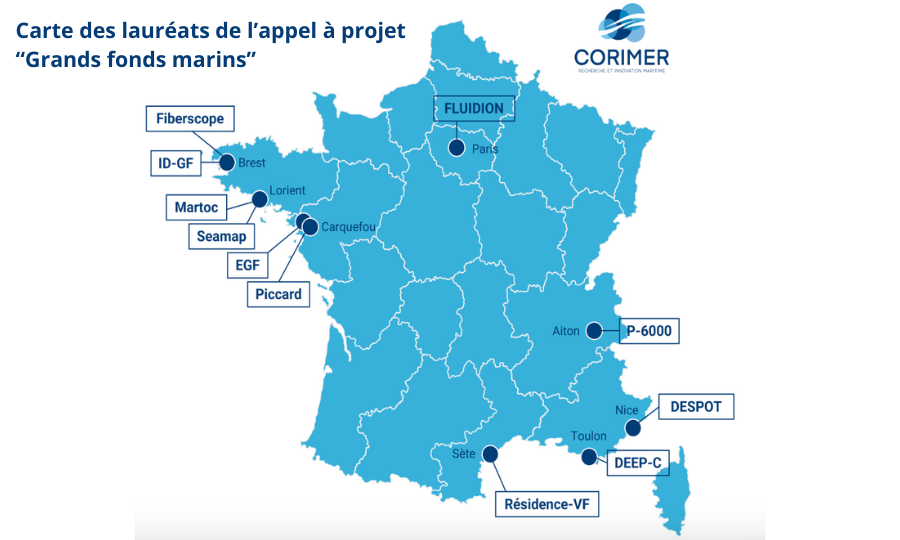 Carine Tramier : Etats d’avancement des projets lauréats de l’Appel à projets Grands Fonds Marins – 2