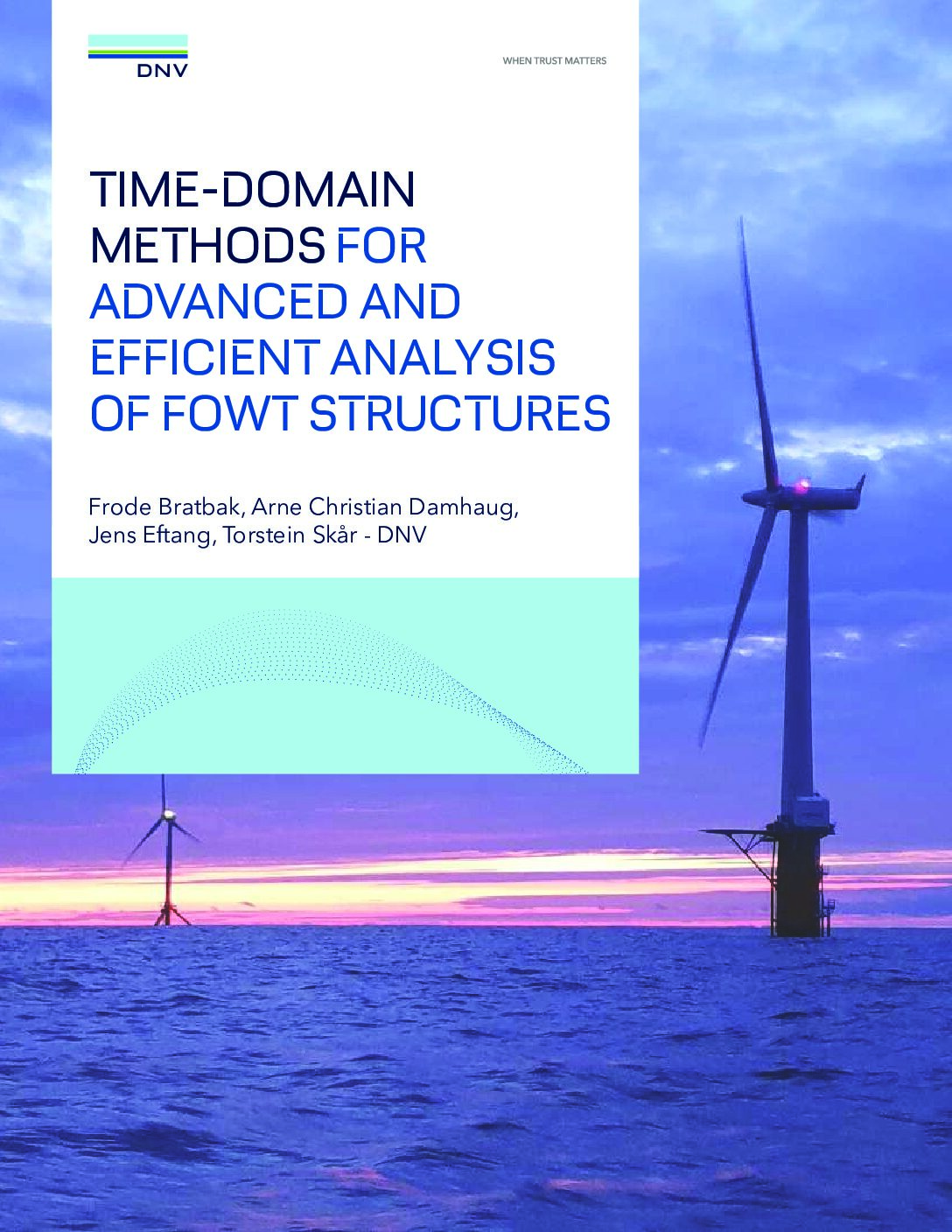 DNV lance des outils avancés pour une analyse plus rapide des structures éoliennes offshore flottantes