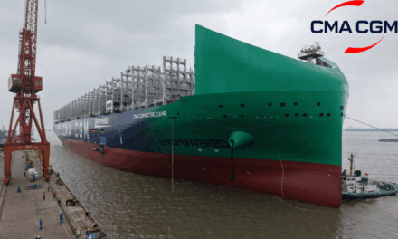 Rodolphe Saadé annonce la mise sous pavillon français de dix nouveaux navires de 24 000 EVP, propulsés au GNL