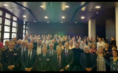 Didier Codorniou, région Occitanie et Christophe Madrolle région sud Provence-Alpes-Côte d’Azur, élus président et vice-président de la commission permanente du Conseil maritime de façade Méditerranée