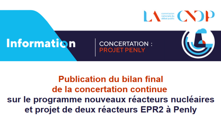 CNDP – Concertation « Projet EPR2 Penly »