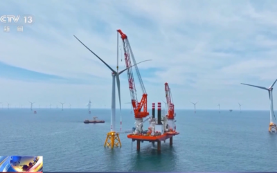 À plus de 85 kilomètres des côtes, le parc éolien de Dafeng fonctionne à sa pleine capacité