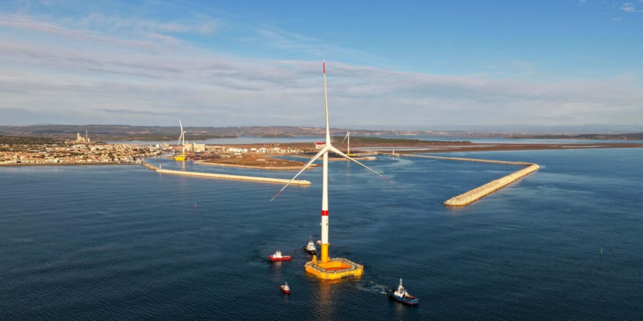 EolMed : La première éolienne flottante offshore se dirige vers son site d’installation