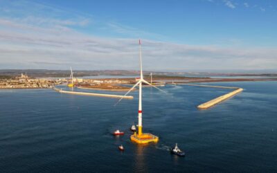 EolMed : La première éolienne flottante offshore se dirige vers son site d’installation