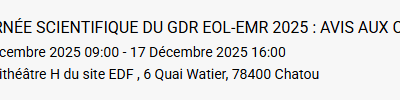 Prenez note des derniers événements de 2025 !