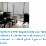 GDR EOL-EMR – Offre de stage : Chargements hydrodynamiques sur une hydrolienne à axe horizontal soumise à un écoulement turbulent généré par un fond complexe