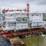 Windanker : La sous-station Jasmund à pris la mer pour son installation