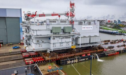 Windanker : La sous-station Jasmund à pris la mer pour son installation