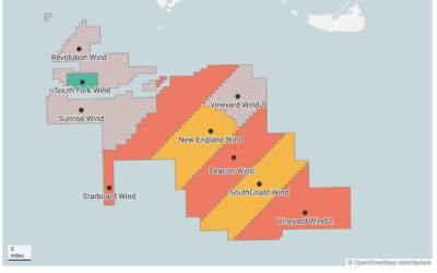 Fronde des 4 gouverneurs démocrates contre l’arrêt émis par l’administration Trump contre les 5 parcs éoliens en mer