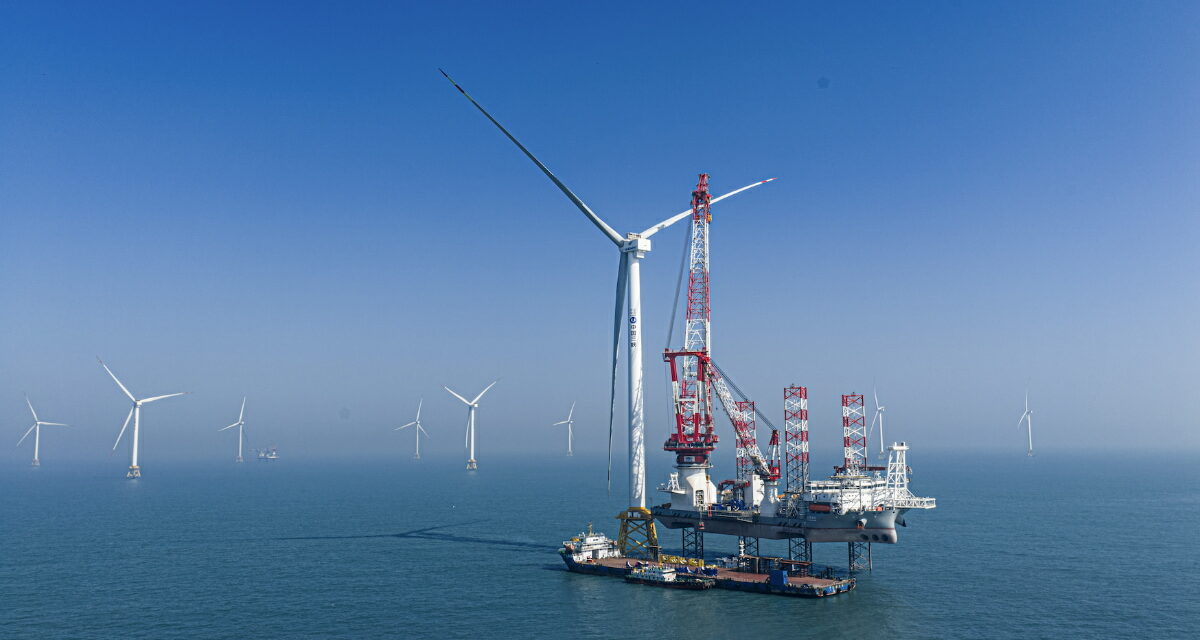 Première mondiale : une éolienne de 20 MW est installée en mer