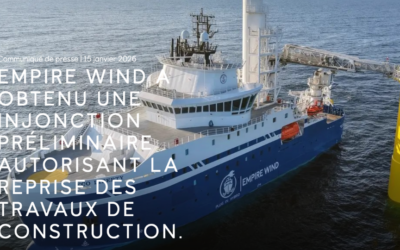 Empire Wind 1 – Reprise des travaux