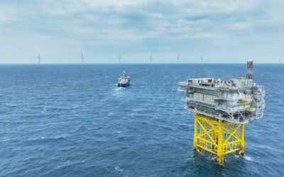 La dernière éolienne en mer des parcs Greater Changhua 2b et 4 d&rsquo;Ørsted est installée