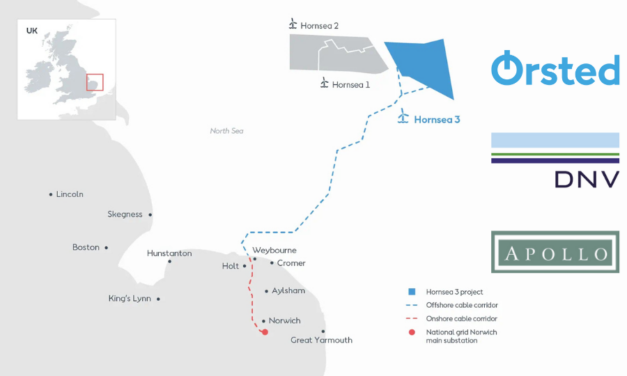 Hornsea 3 : DNV a finalisé l&rsquo;audit technique préalable des vendeurs concernant le projet d&rsquo;Ørsted
