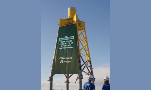 Navantia Seanergies et Windar ont déployé leur 200e fondation de structure éolienne offshore