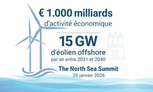Sommet de la mer du Nord : pacte d&rsquo;investissement pour la mer du Nord de € 1 000 milliards d&rsquo;investissements dans l&rsquo;éolien offshore pour l&rsquo;Europe