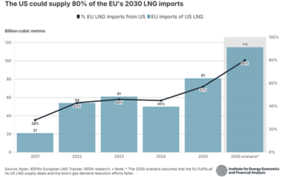 L’UE risque une nouvelle dépendance énergétique, les États-Unis pouvant fournir 80 % de ses importations de GNL d’ici 2030