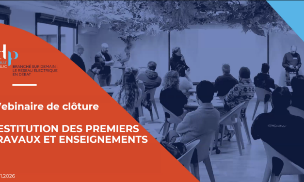 SDDR : dernier webinaire de la CNDP pour le plan décennal d&rsquo;investissement de RTE