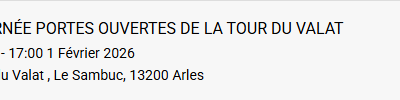 Les événements à ne pas manquer pour fin janvier et début février !