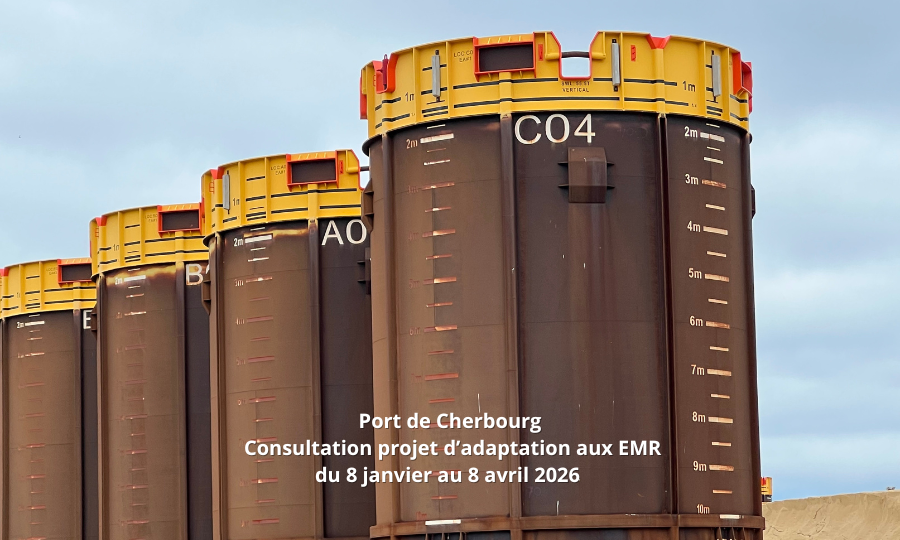 Port de Cherbourg : ouverture de la consultation du public pour le projet d&rsquo;adaptation du port aux énergies marines renouvelables