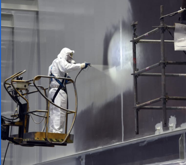 Anemos : alvéole de peinture de Chantiers de l&rsquo;Atlantique pour les EMR est une révolution !