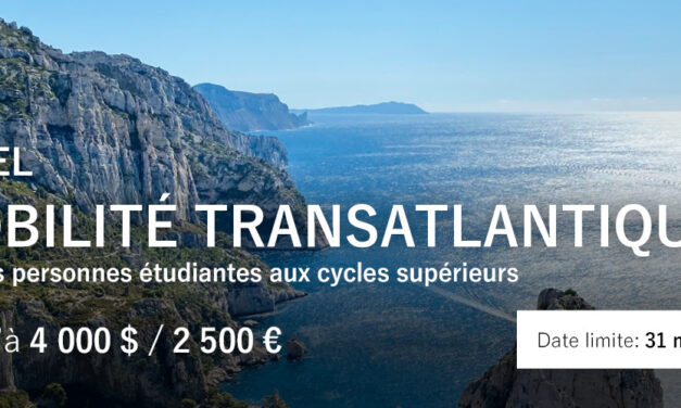 IFQM : deux appels à mobilité transatlantique France Québec