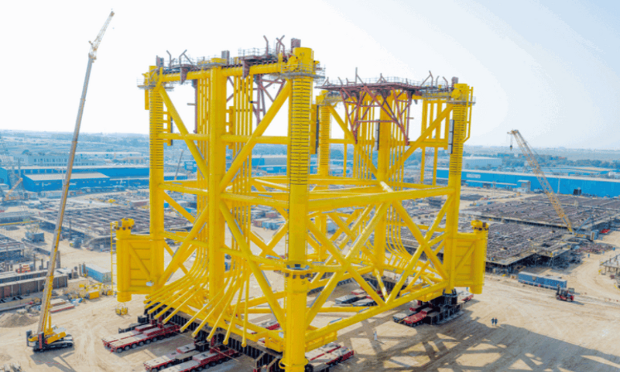 Etape 1 franchie pour le chargement des fondations de la station de conversion BorWin Kappa