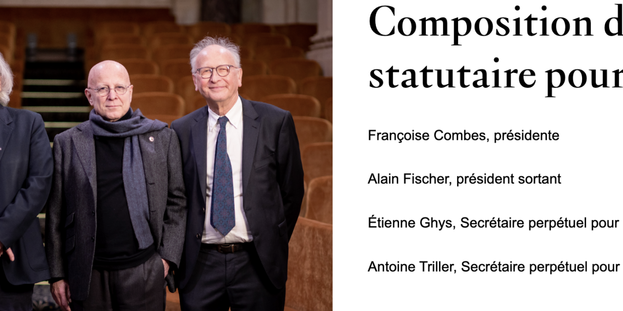 2026 – L&rsquo;Académie des sciences accueille dix-huit nouveaux membres, scientifiques d&rsquo;exception et figures de proue de leurs disciplines respectives