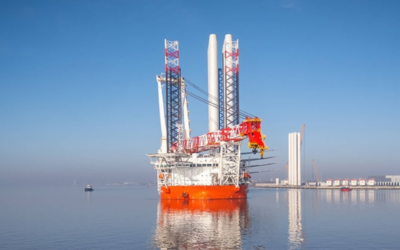 Le Wind Keeper navire acquis par Cadeler est prêt pour le parc éolien offshore de He Dreiht