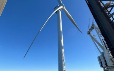 Une première turbine mise en service pour le parc en mer de Coastal Virginia Offshore Wind