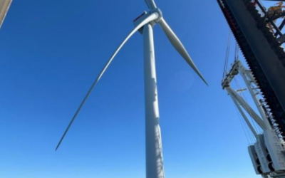 Première turbine en service aux Etats-Unis pour le parc en mer de Coastal Virginia Offshore Wind