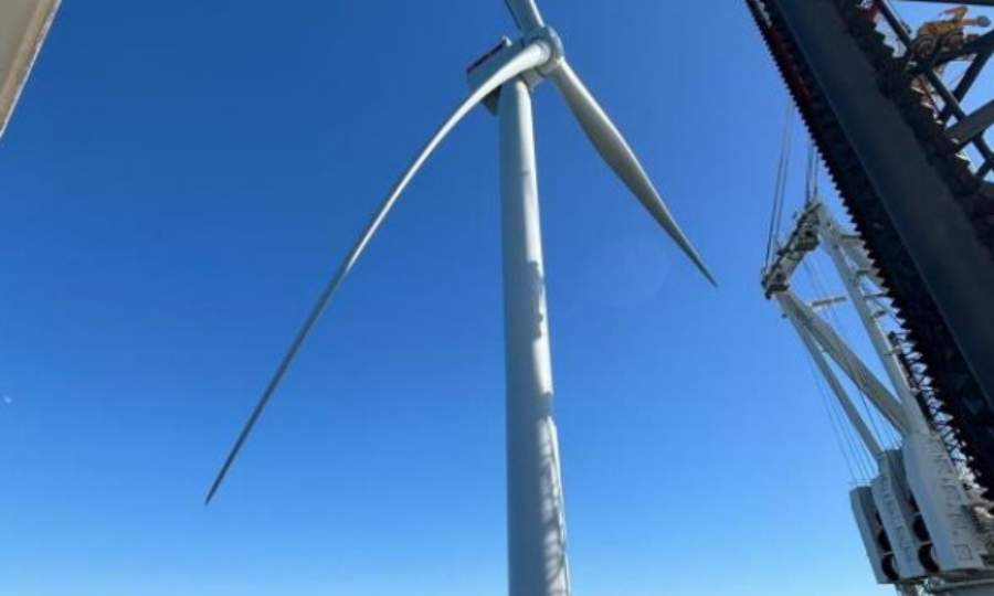 Première turbine en service aux Etats-Unis pour le parc en mer de Coastal Virginia Offshore Wind
