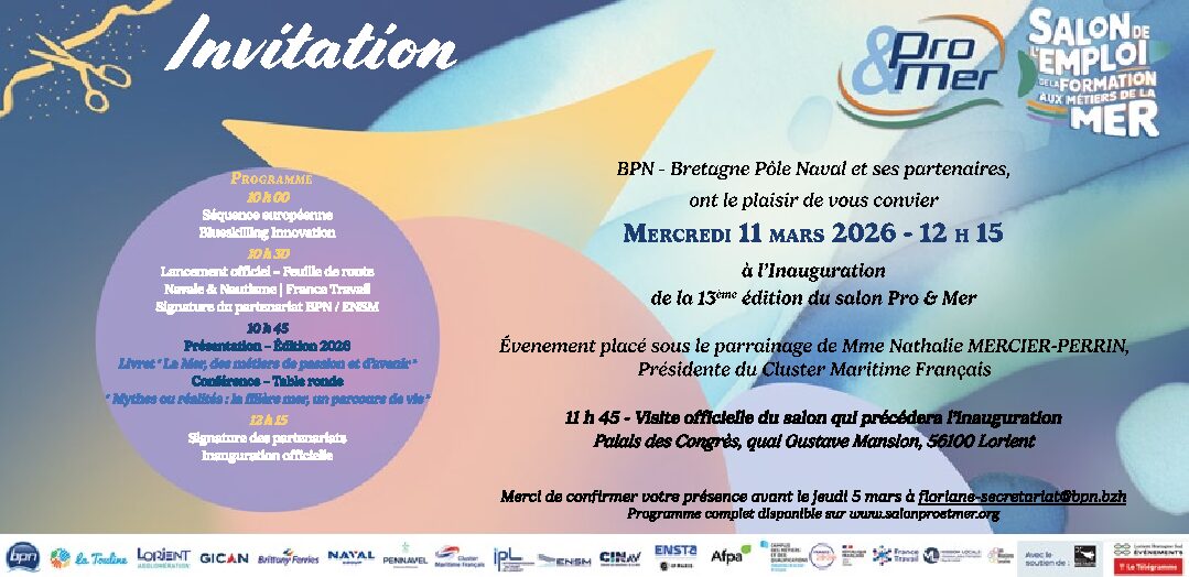 Pro & Mer : Cinq signatures stratégiques, une filière en mouvement, un territoire mobilisé.