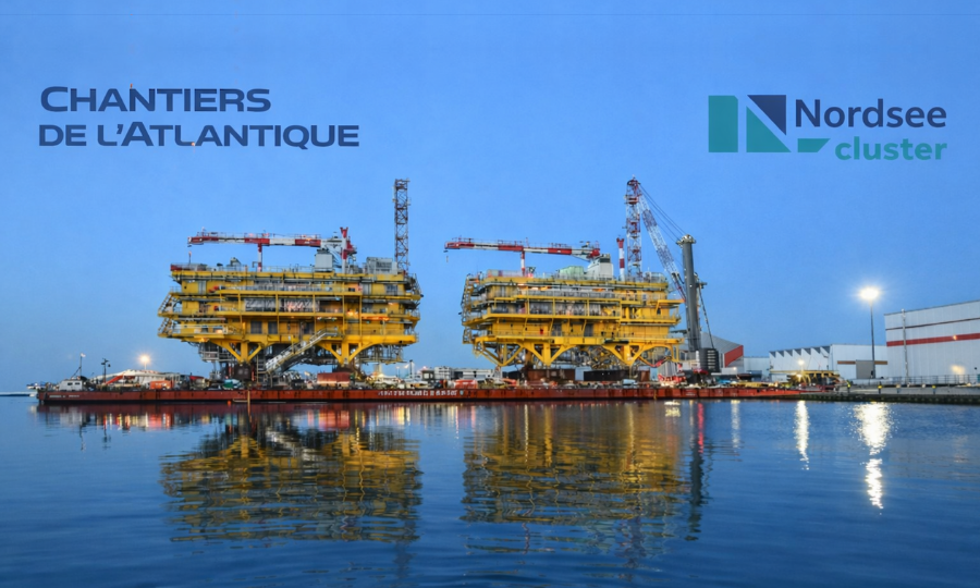 Chantiers de l&rsquo;Atlantique : les deux sous-stations HVDC commandées par RWE ont généré plus de 750 000 heures de travail sur le site de Saint-Nazaire