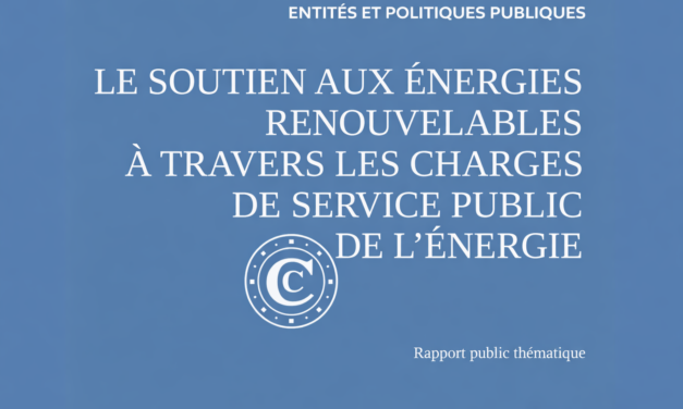 La Cour des comptes recommande un meilleur suivi des soutiens aux énergies renouvelables
