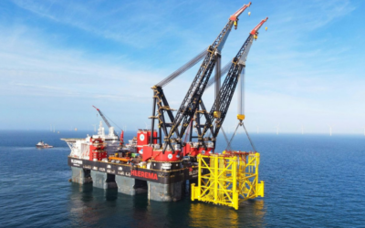 La fondation BorWin Kappa Jacket est installée