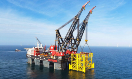 La fondation BorWin Kappa Jacket est installée