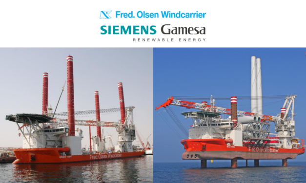 Eolien offshore : Fred. Olsen Windcarrier signe un contrat d&rsquo;exploitation et de maintenance de 10 ans avec Siemens Gamesa