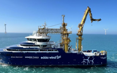 Pour se développer, Edda Wind se dirige vers la vente potentielle de sa flotte spécialisée pour l&rsquo;éolien en mer